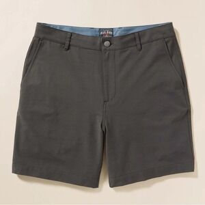 FAHERTY Men All Day Short 2.0 (5") Mountain Coal Gray‎ size 36 cotton lyocell